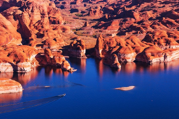 Lake Powell, punkt Alstrom, USA