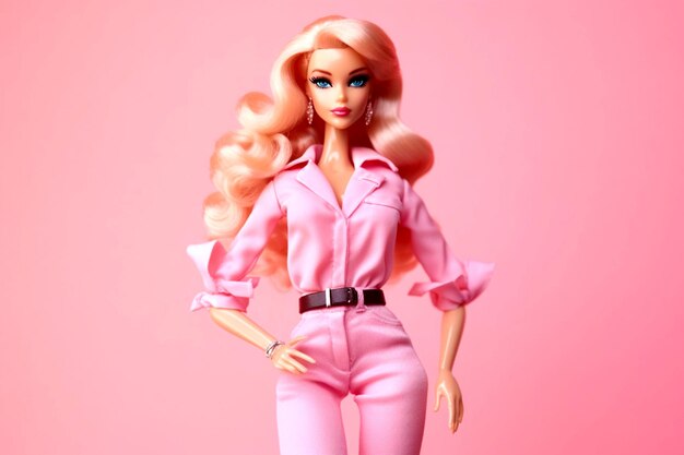 Lalka Barbie modelująca modny strój