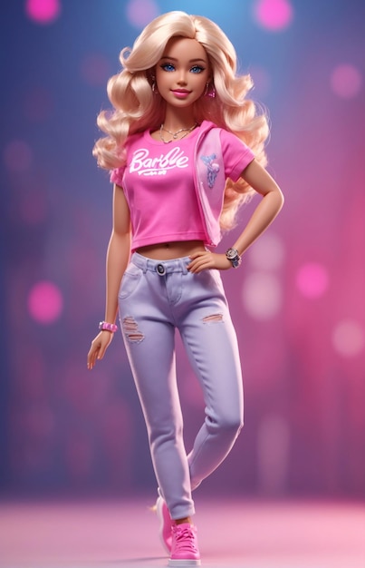 Lalka Barbie w hip-hopowym stroju Urban Street