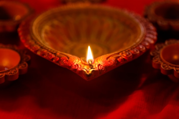 Zdjęcie lampa indian diwali