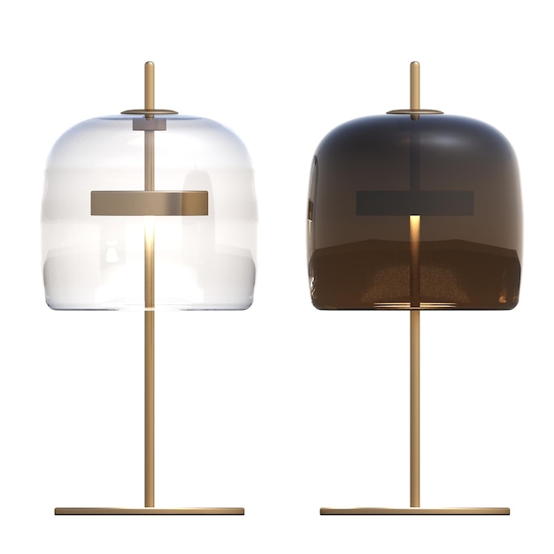 lampa stołowa izolowana na białym tle lampa pokojowa ilustracja 3D cg render