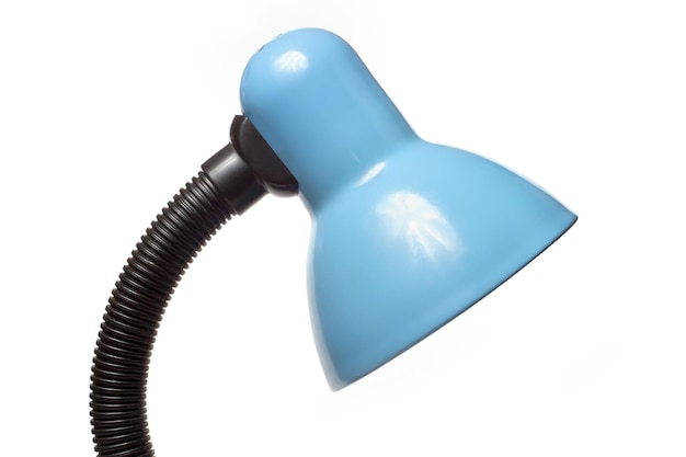 Lampa stołowa na białym tle