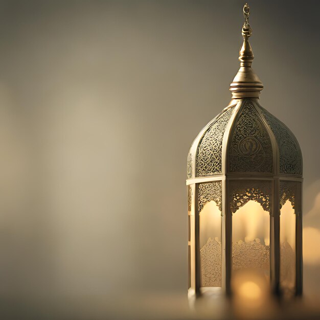 Lampa wykonana przez meczet.