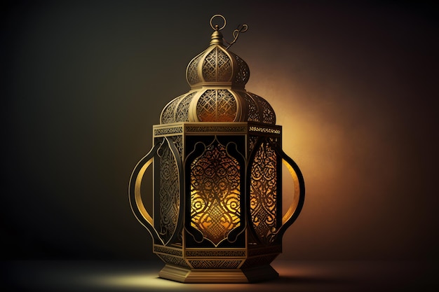 Lampa z arabskim napisem