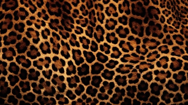 Lampart plamy wzór tekstury tła kropki gepard zwierzęta projekt Generative AI