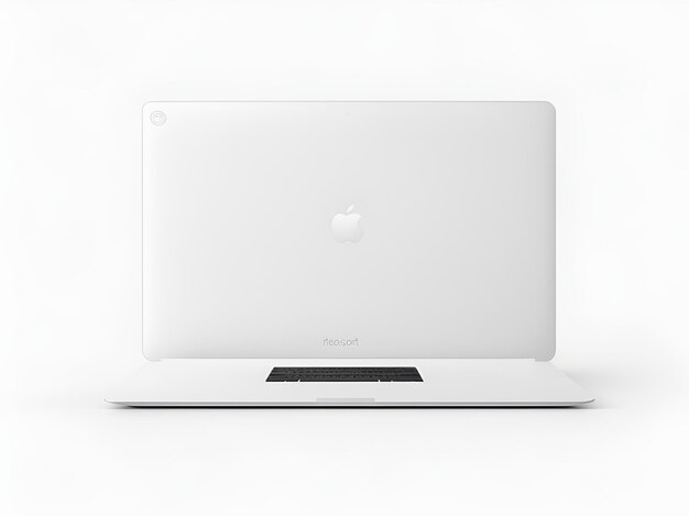 laptop Apple z napisem Apple na odwrocie