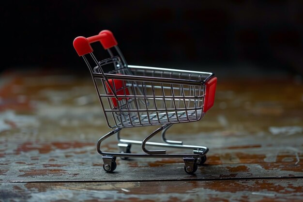 Laptop z koszykiem na zakupy e-commerce sklep internetowy kupno sprzedaż decyzja o zakupie marketingu