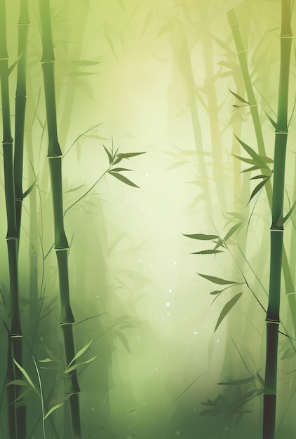 Las bambusowy niewyraźne