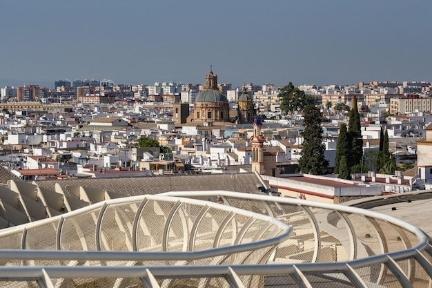 Las Setas De Sevilla Sevilla Centrum grzybów w słoneczny dzień Andaluzja Hiszpania