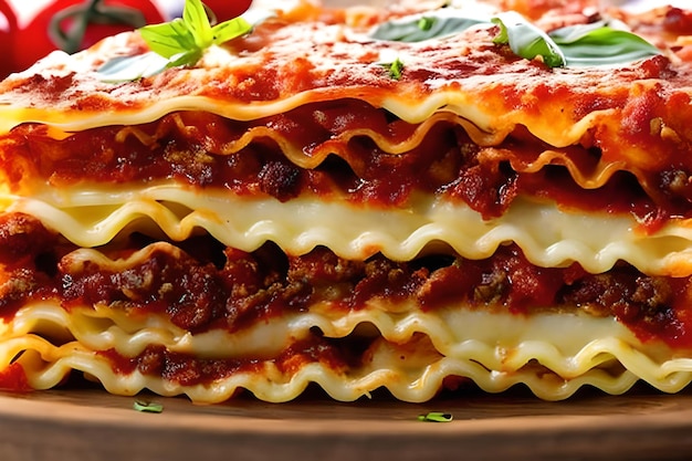 Lasagna to słynna włoska kuchnia