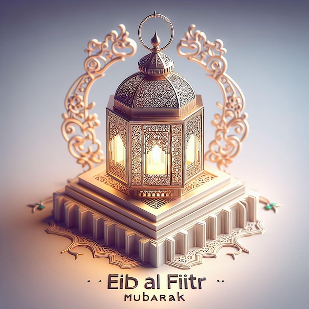 Latarnia 3D na Eid al-Fitr