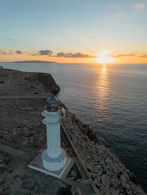 Zdjęcie latarnia cap de barbaria na formenterze