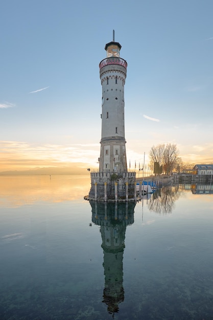 Latarnia Morska Lindau Na Jeziorze Bodeńskim Niemcy