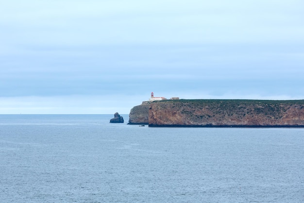 Latarnia morska na Cape St Vincent (Sagres, Algarve, południowa Portugalia).