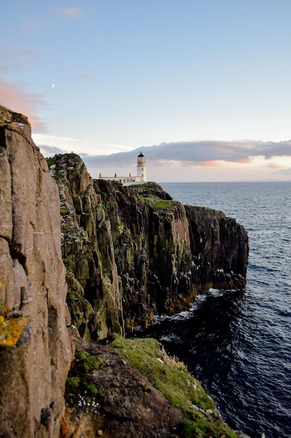 Latarnia morska Neist Point Isle of Skye w Szkocji