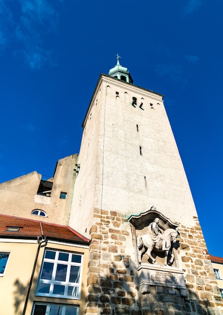 Lauenturm, Wieża W Bautzen Saksonii, Niemcy