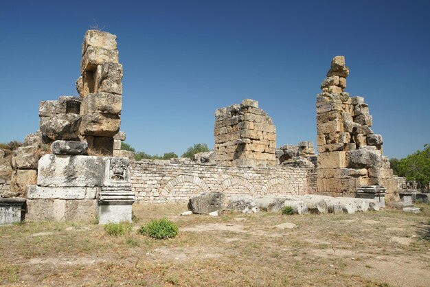 Łaźnie Hadriana w starożytnym mieście Afrodyzji w Aydin Turkiye