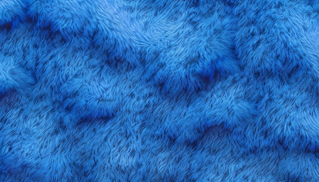 Zdjęcie lazurowa futrzana tekstura abstrakcyjne zwierzęce granatowe futro w tle puszysty turkusowy wzór do projektowania