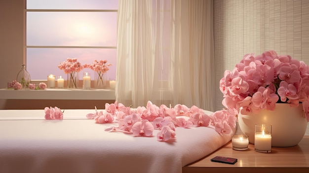 Leczenie różową hortensią spa