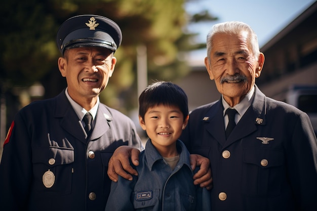 Legacy in uniform Three Generations Bonded by Profession
