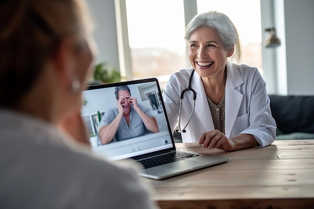 Lekarz czat internetowy rozmowa telefoniczna przygotowanie internetowej konsultacji medycznej online Rodzina