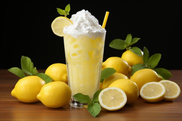 Lemon Joy Bursting with Freshness Najlepsza fotografia obrazu z cytryny