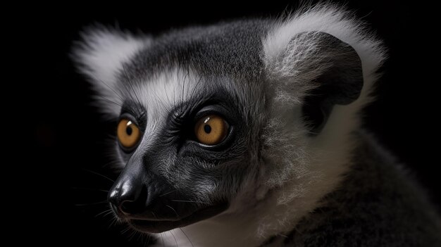 lemur urocze zwierzę z bliska
