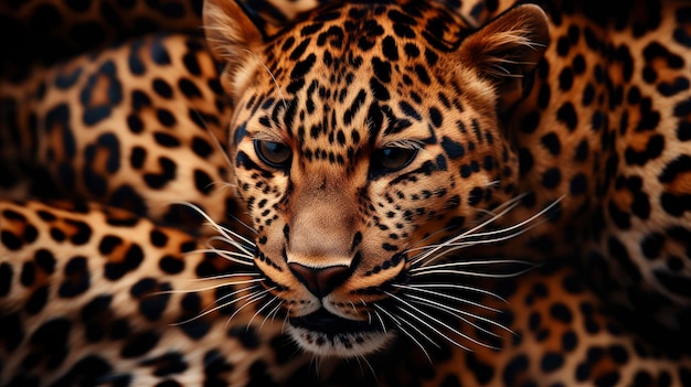 Leopard Jaguar Print Seamless Pattern Textured Background Image Desktop Wallpaper Backgrounds HD