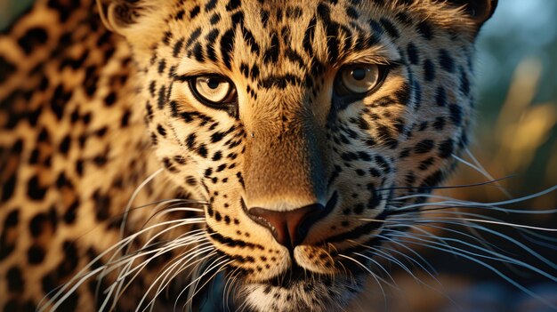 Leopard z bliska