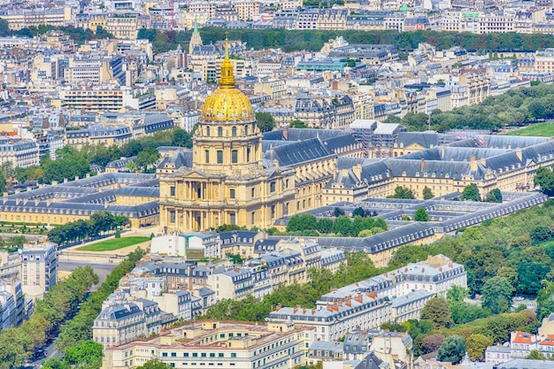 Les invalides w paryżu we francji