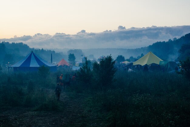 Letni Festyn Na świeżym Powietrzu. Tło Festiwalu