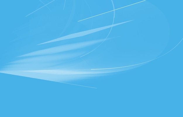 Light Picton Blue Abstract Curved Paper Background Design (Design tła z papieru zakrzywionego)