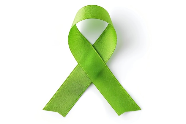 Lime Green Ribbon dla raka limfomu i zdrowia psychicznego