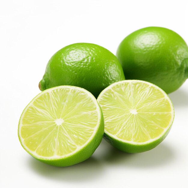 Limes z białym tłem wysokiej jakości ultra hd