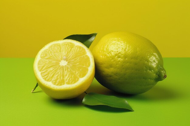 Limonka na cytrynie i limonce