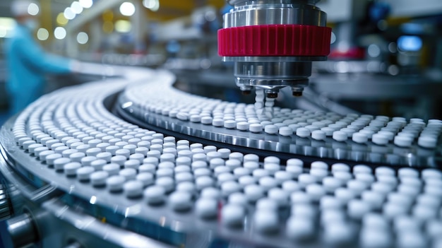 Linia produkcyjna farmaceutyczna do produkcji fiolek i tabletek medycznych zautomatyzowany proces produkcji leków w nowoczesnych zakładach farmaceutycznych zapewniający jakość i wydajność