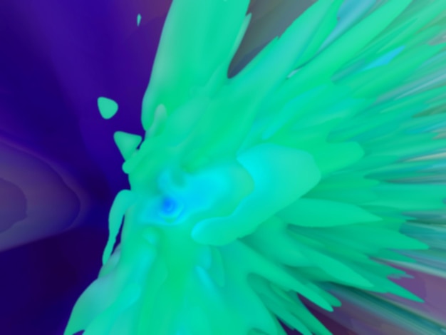 Liquid Color Fusion niebieska toska kolorowe abstrakcyjne tło