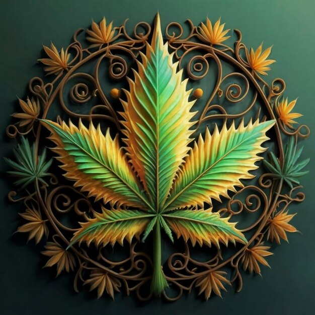 Liście Cannabis sativa