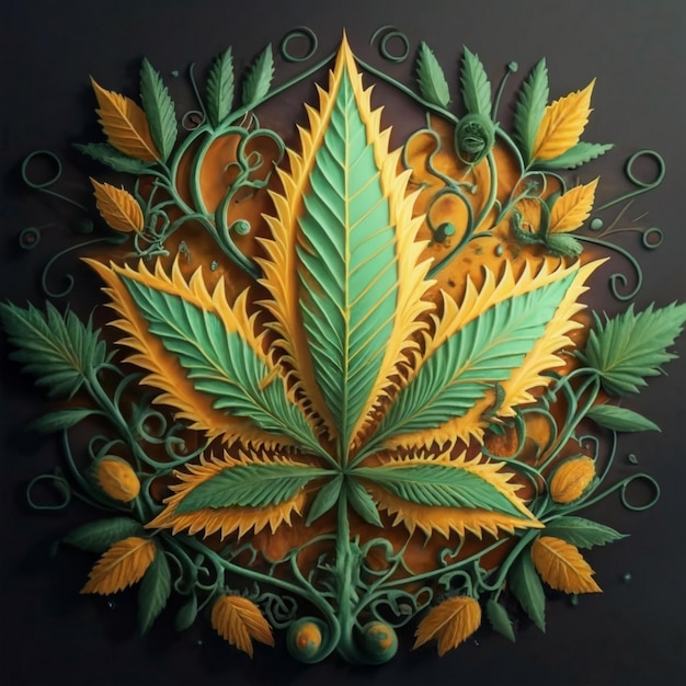 Liście Cannabis sativa