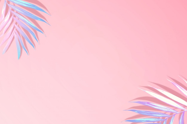 Liście palmowe w żywym kolorze
