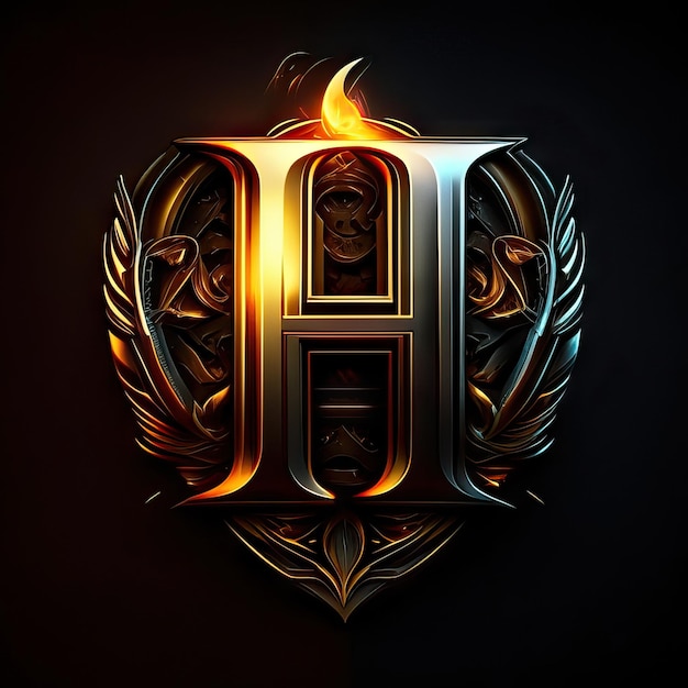 Zdjęcie litera logo h