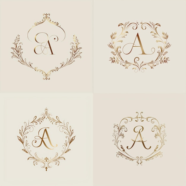 Litery alfabetu typograficznego A