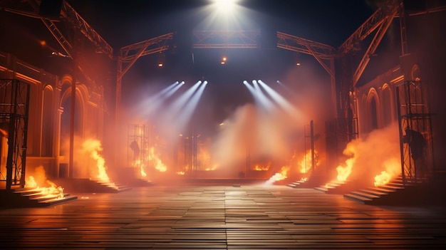 Live Music Band Stadium ConcertWysoka rozdzielczość fotografii kreatywna tapeta