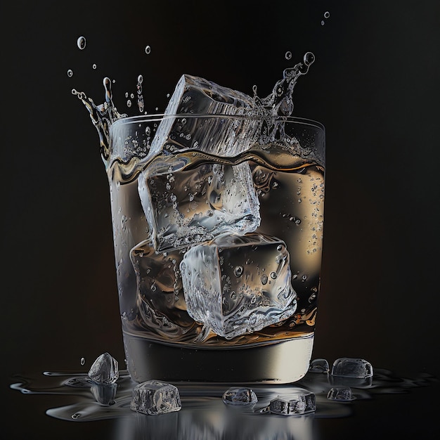 Lód w szklance
