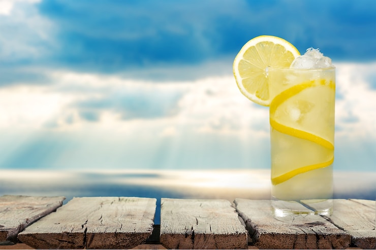 Zdjęcie lodowata lemoniada