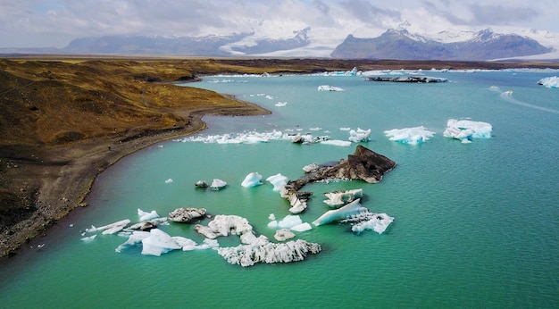 Zdjęcie lodowce jokulsarlon islandia