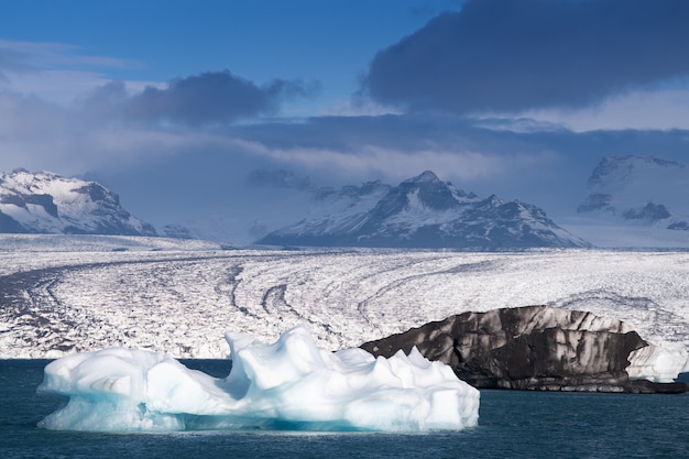 Lodowiec Lagoon, Jokulsarlon Na Islandii