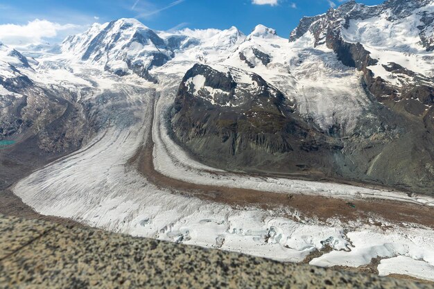 Lodowiec Monte Rosa Szwajcaria