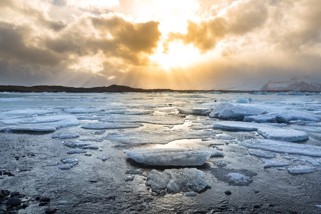 Zdjęcie lodowiec vatnajökull islandia