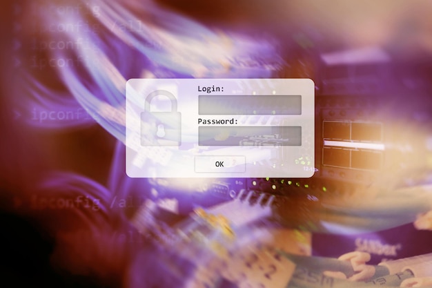 Zdjęcie login i hasło do pomieszczenia serwerowego wniosek o dostęp do danych i bezpieczeństwo